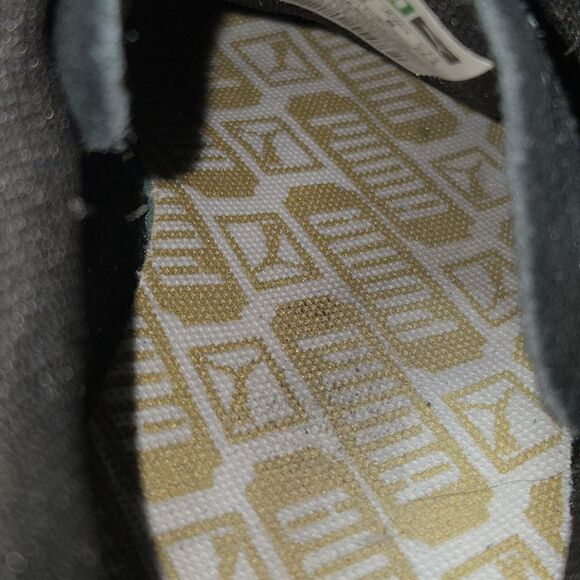 SOLD Puma Suede Classic Womens Size 8 Retro Y2K Black White & Cream Stripe - Picture 9 of 10